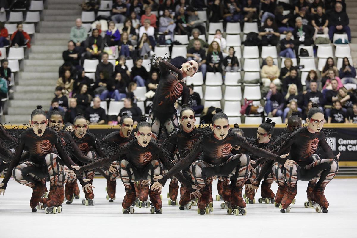 Les fotos de la primera semifinal del campionat de Catalunya de grups de xou a Fontajau