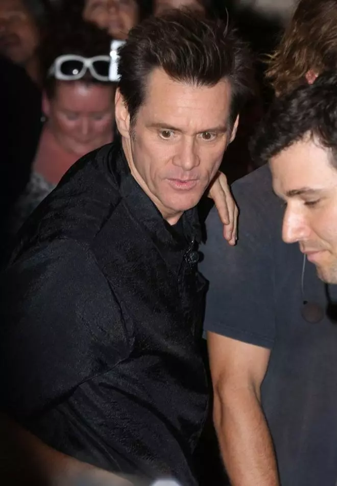 Jim Carrey, peluquero