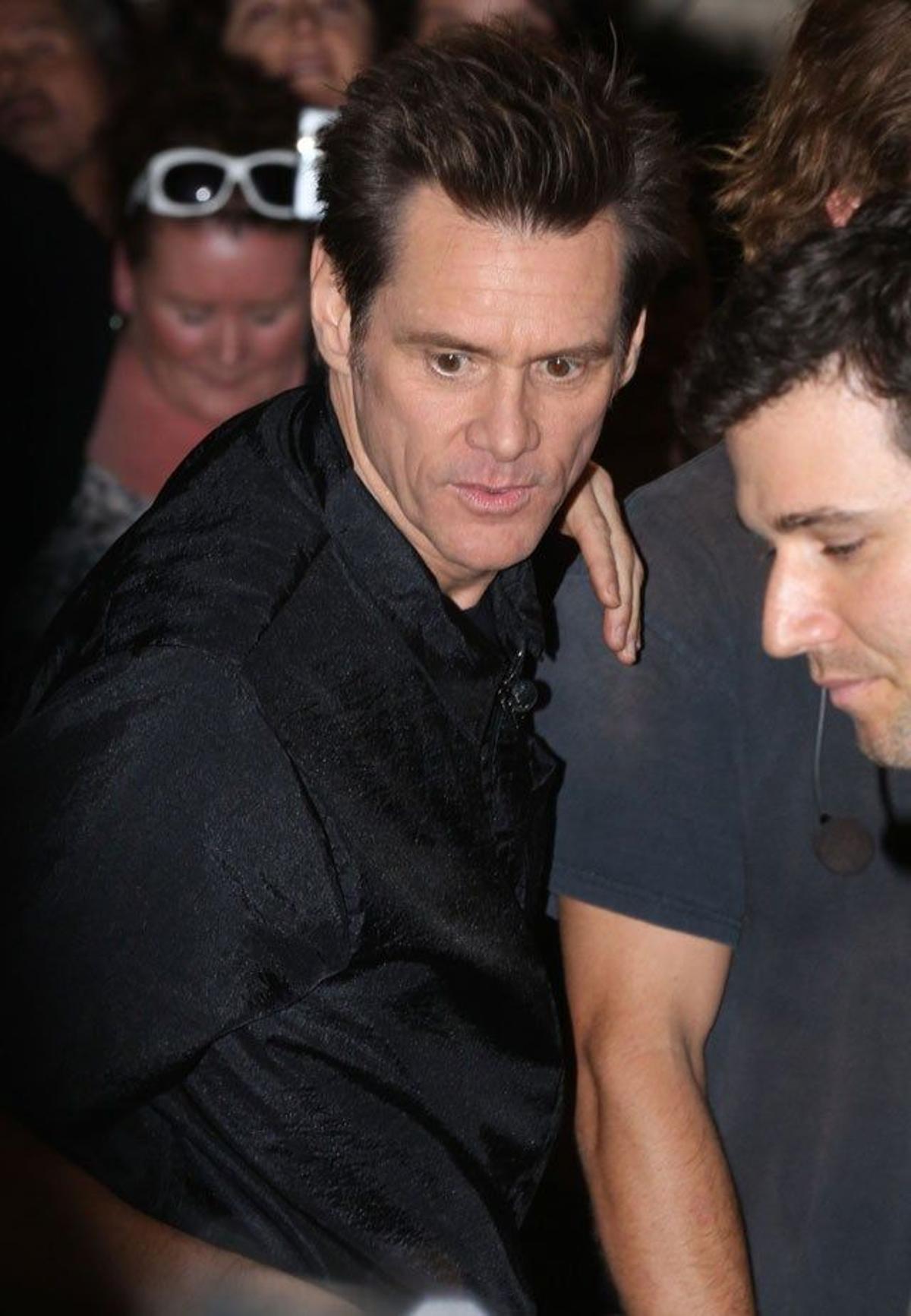 Jim Carrey en el programa de Jimmy Kimmel