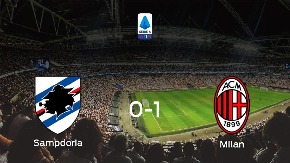 El AC Milan gana por 0-1 a la Sampdoria