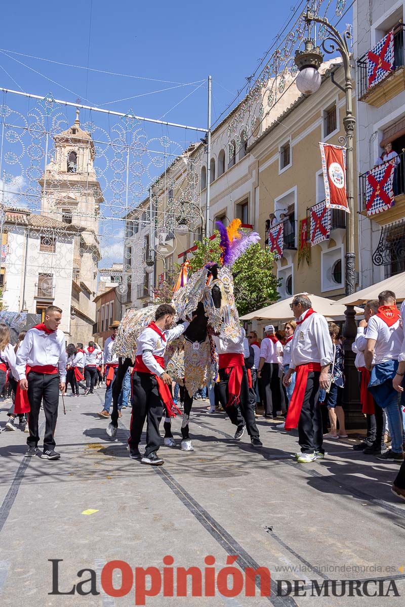 Recorrido Caballos del Vino día dos de mayo en Caravaca