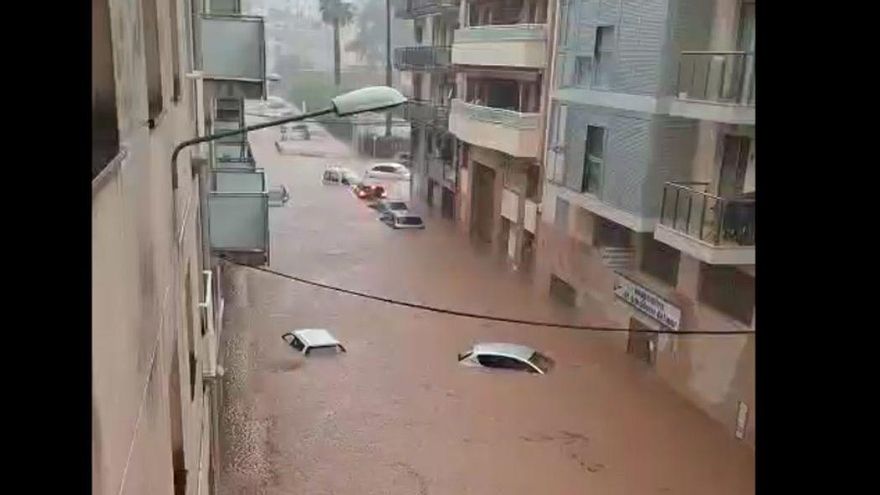 Inundaciones en la Ràpita (Montsià)