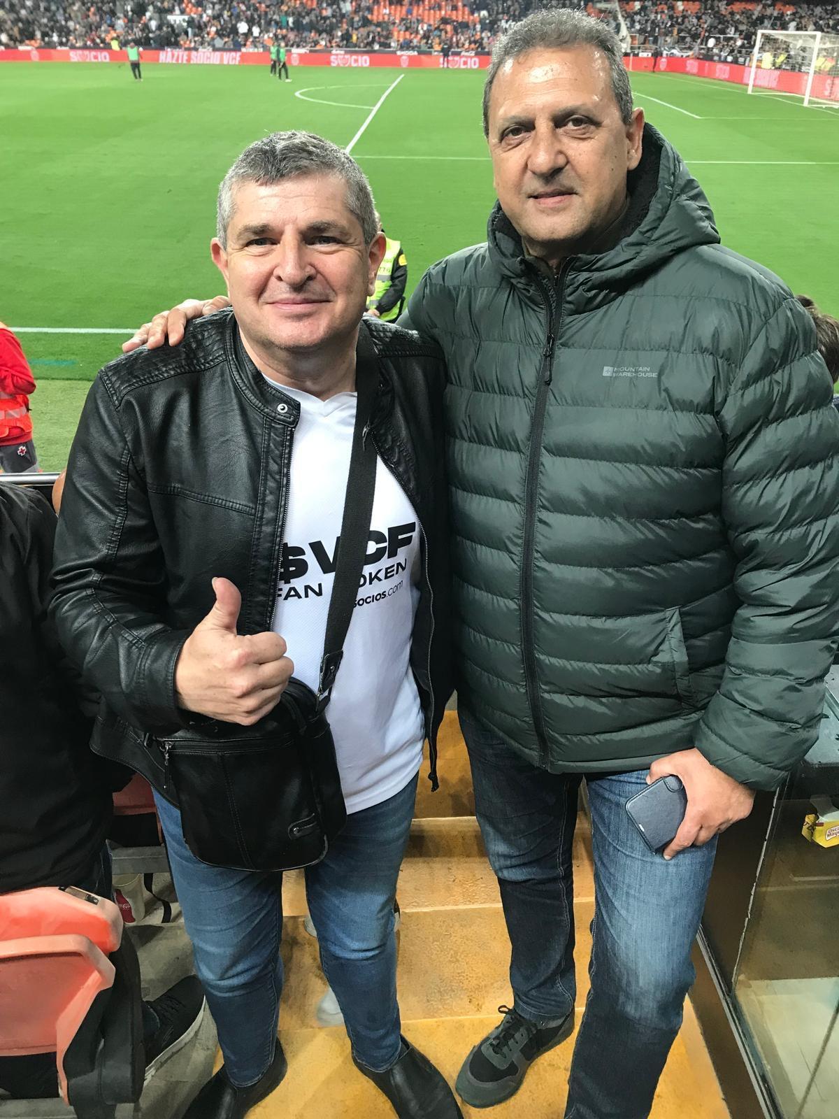 José Cutillas en Mestalla.