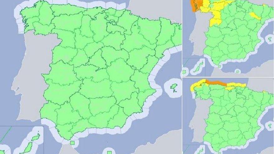 Aemet: Lluvias en Galicia y viento fuerte en Galicia, Cantabria y Pirineos