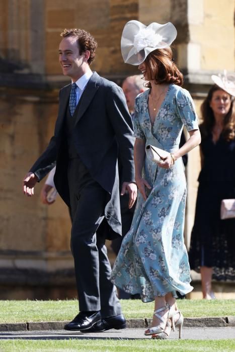 Tom Inskip y Lara Inskip. / AFP PHOTO / POOL / Chris Jackson