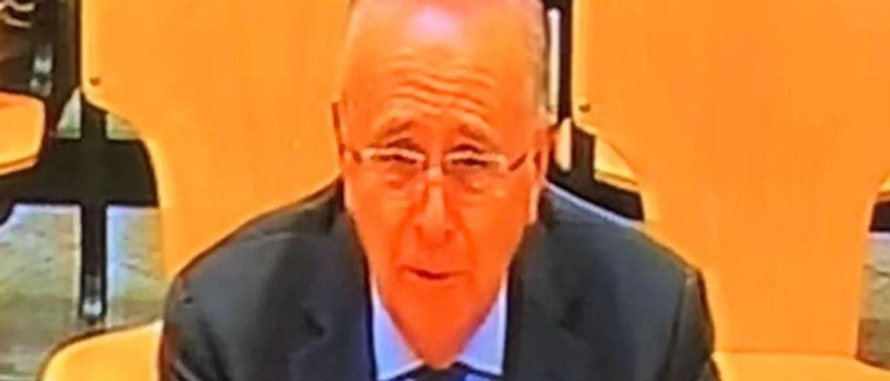 Manuel Fernández de Sousa, durante su declaración en la Audiencia Nacional. |   // L. GRAÑA