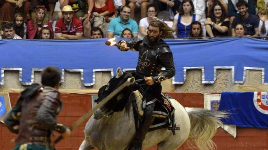 Torneo de la Feira Franca en la plaza de toros de Pontevedra. // G.S.