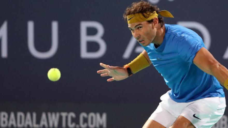 Rafa Nadal, en su partido ante Kevin Anderson