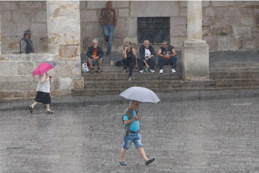 Tromba de agua en Zamora