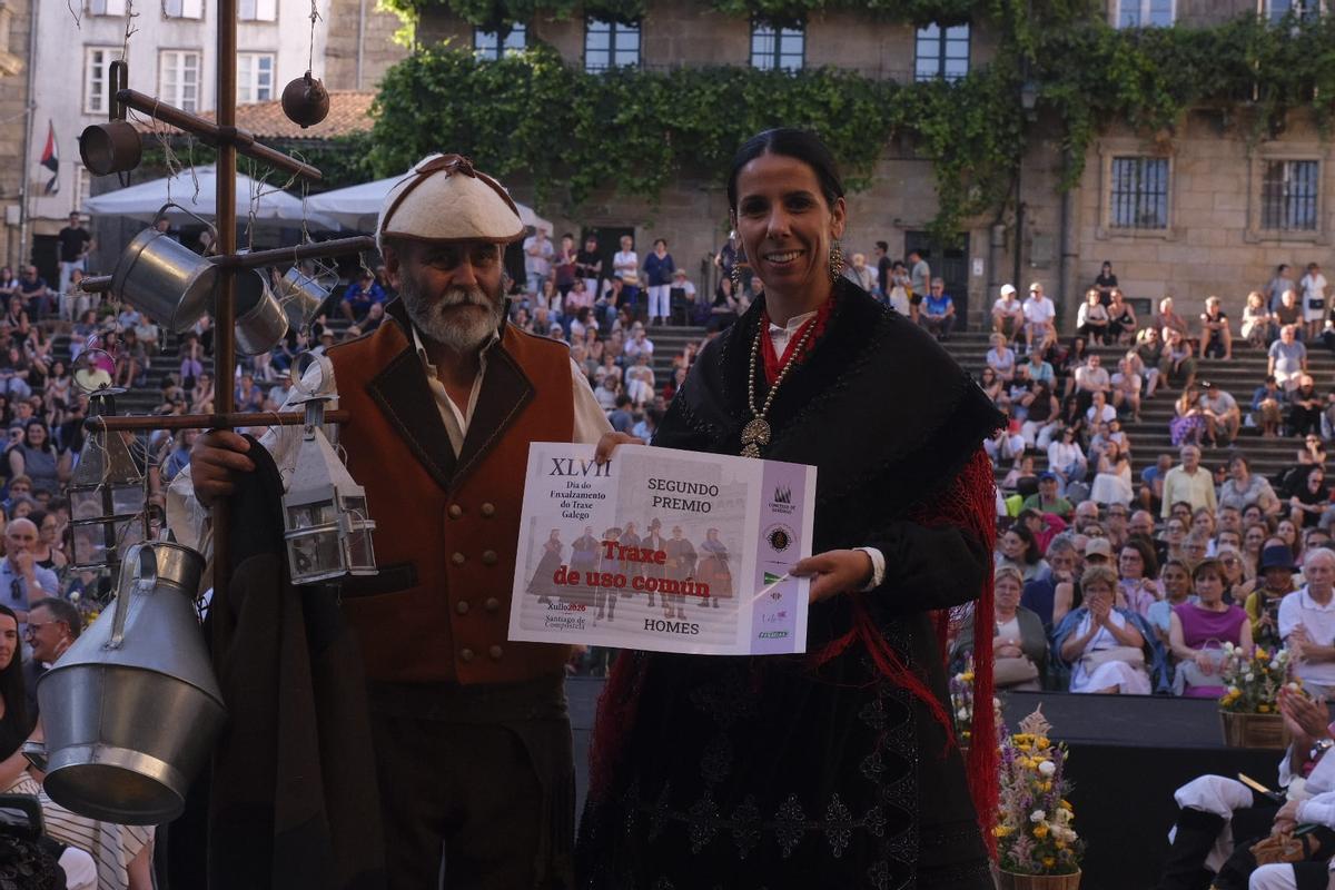Premiados do desfile do Día do Traxe Galego nas Festas do Apóstolo Premiados do desfile do Día do Traxe Galego nas Festas do Apóstolo