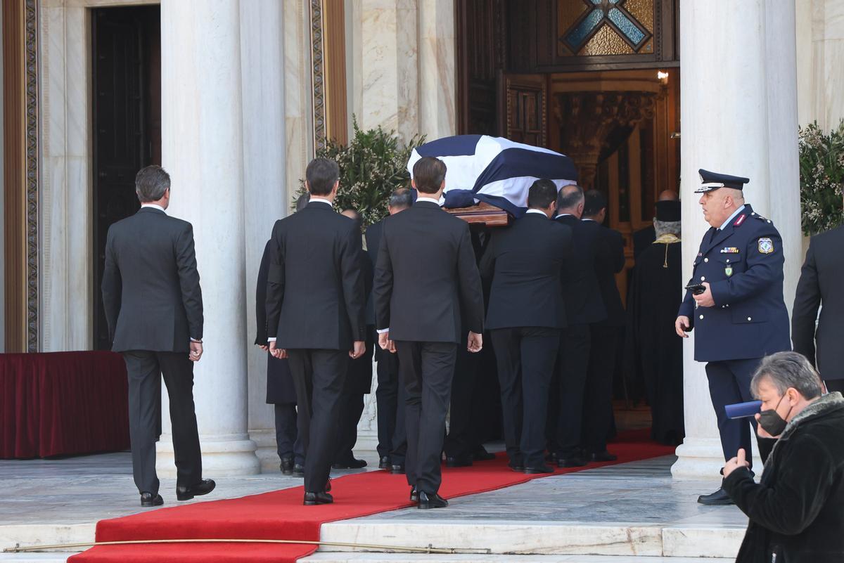 Funeral del rey Constantino de Grecia en Atenas
