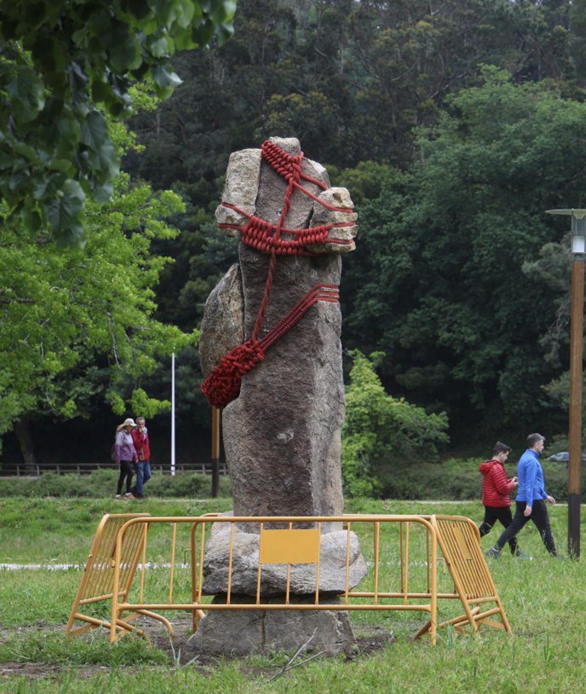 La otra escultura nueva, de Idoia Cuesta. | G. S.