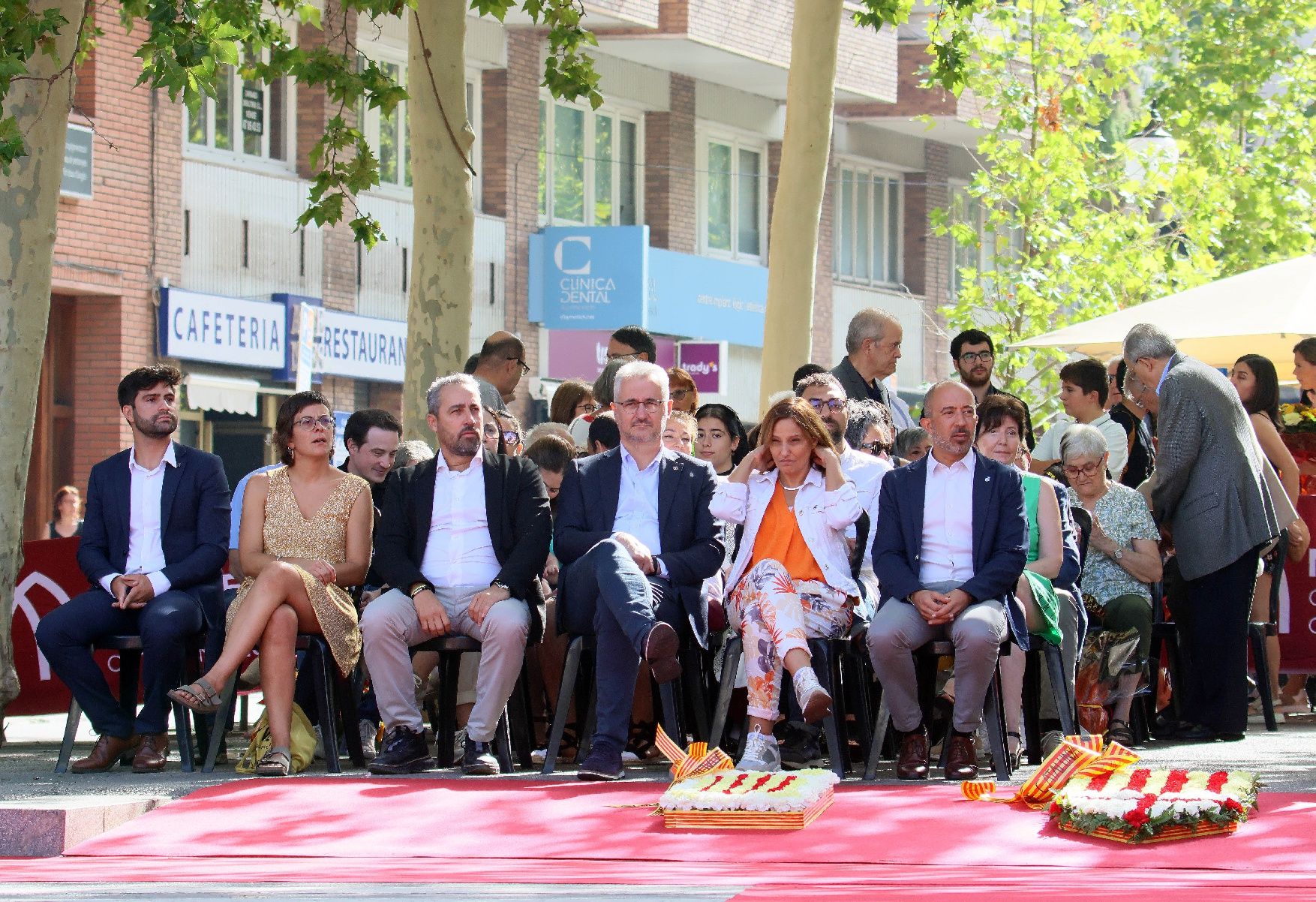 Així ha estat l'acte institucional per la Diada a Manresa