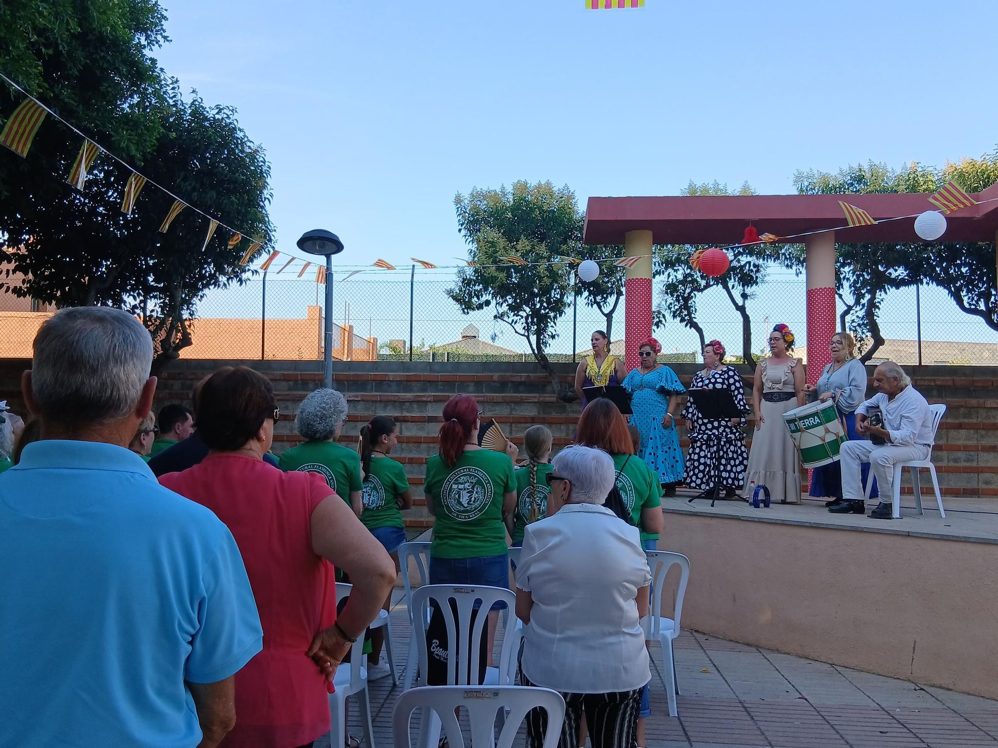 Misa y procesión en las fiestas del barrio El Progreso en Vila-real