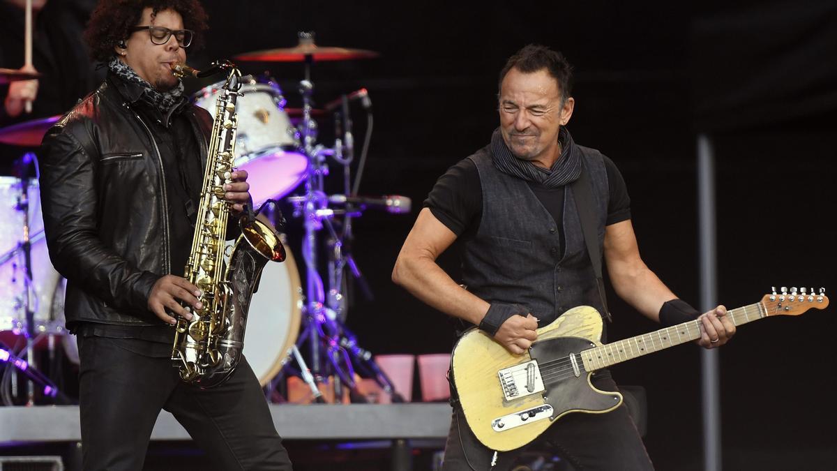 Bruce Springsteen, durante un concierto.