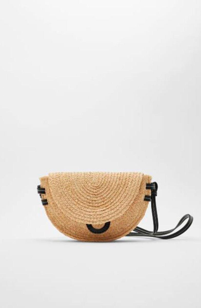 Bolso de rafia de Zara