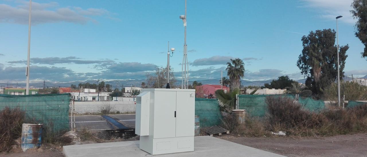 Medidor ubicado en las inmediaciones del Puerto de la capital de la Plana.