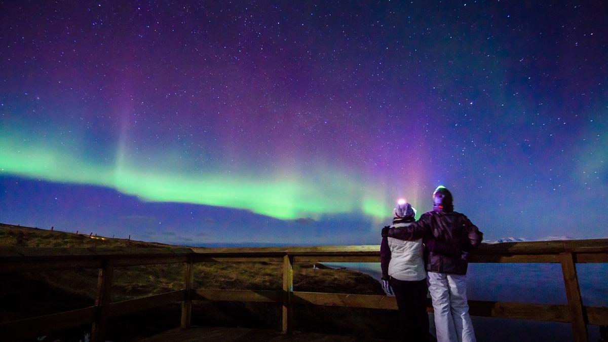 Aurora boreal en Islandia