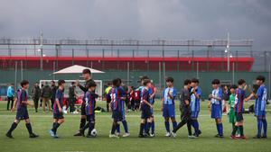 Partido del Mundial de las Barça Academy