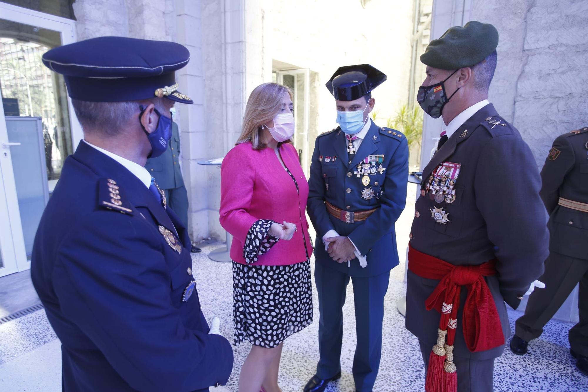 Alicante rinde homenaje a la patrona de la Guardia Civil