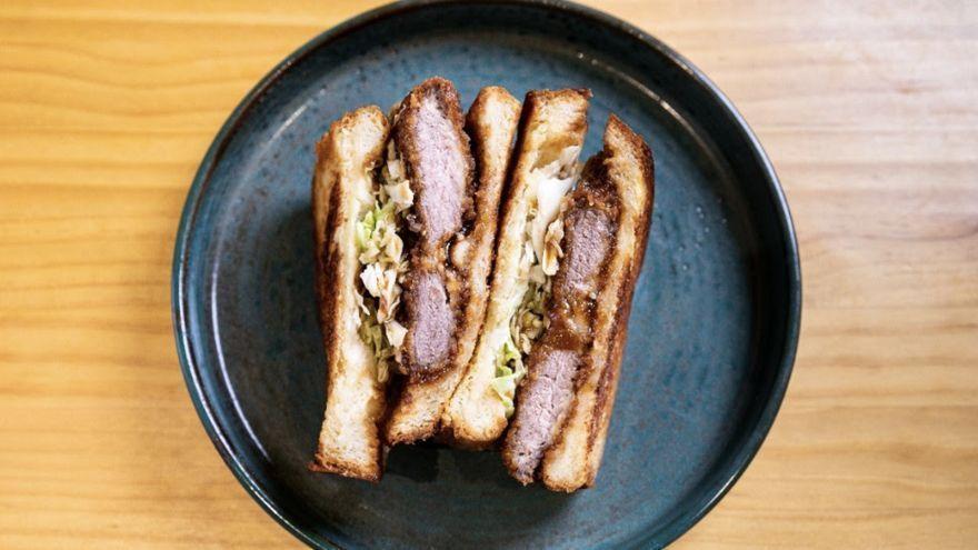 El &#039;katsu sando&#039; de TerZio Bar (Madrid).