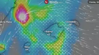 Radar de lluvias en Ibiza y Formentera: sigue en directo la evolución del temporal