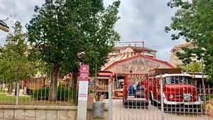 El equipo del circo permanece en el Parc de Sant Jordi de Reus.