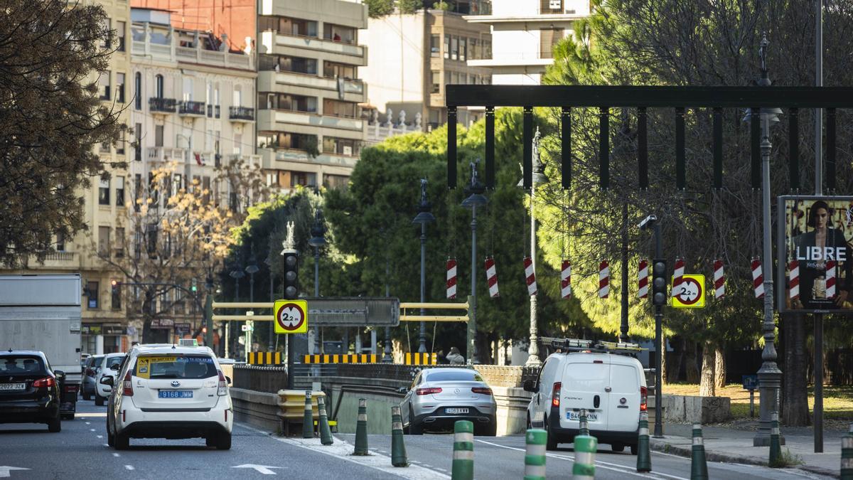 Imagen del túnel de Guillem de Castro, que desaparecerá con el nuevo proyecto.