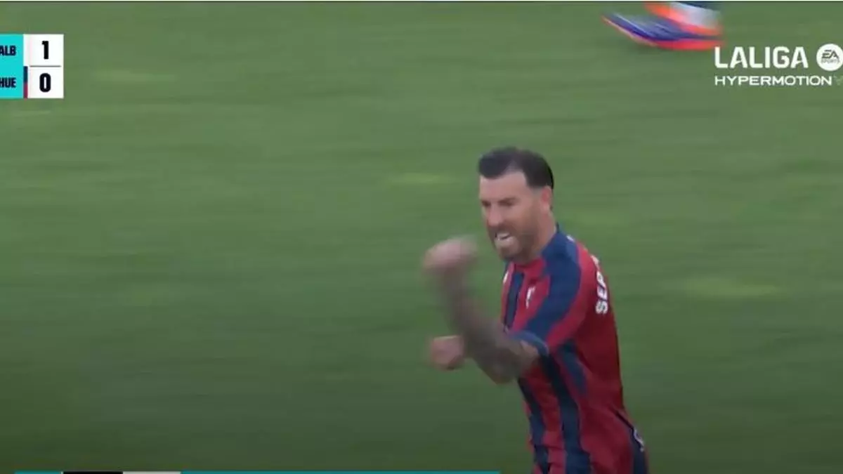 El 1-1 del Huesca en el Albacete 3-2 Huesca de la jornada 39 de LaLiga Hypermotion