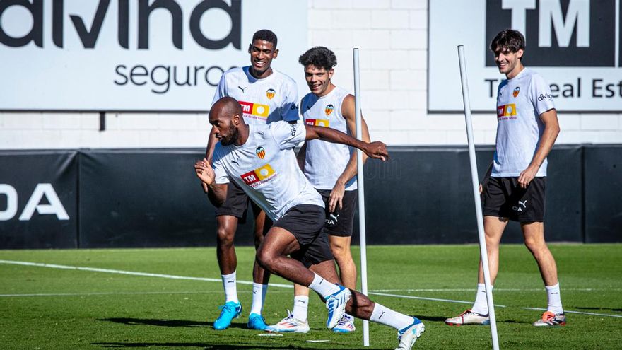 Novedades en el entrenamiento del Valencia