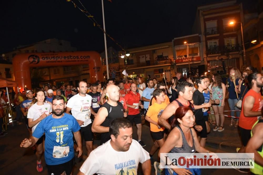 Carrera popular nocturna en Alquerías.