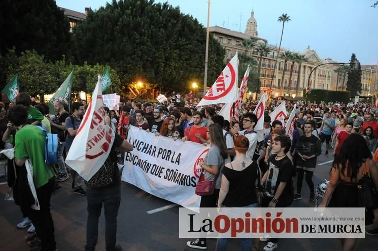 Manifestación contra la LOMCE en Murcia