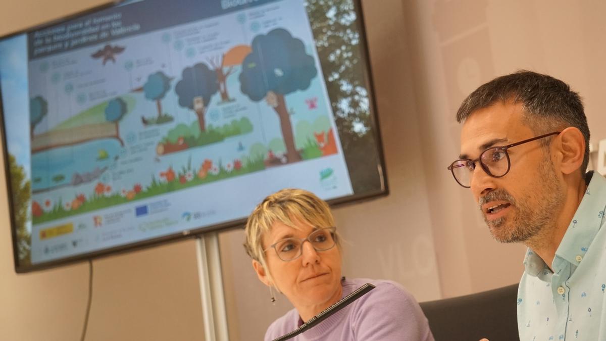 Papi Ribles y Sergi Campillo durante la rueda de prensa.