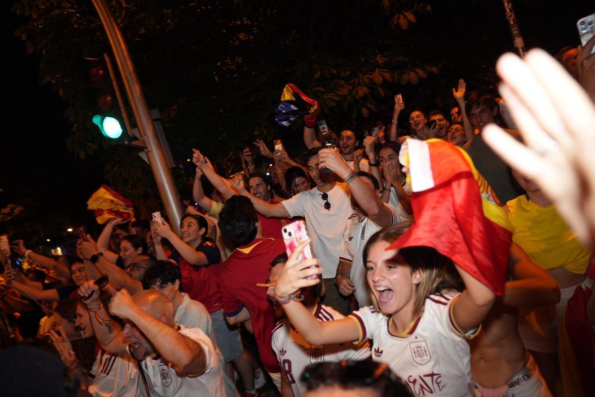 La celebración en Madrid del segundo Mundial ganado por España, en imágenes La celebración en Madrid del segundo Mundial ganado por España, en imágenes