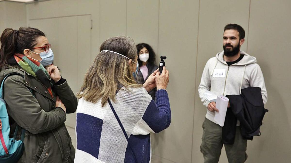 Un moment del càsting fet a Vilabertran divendres passat