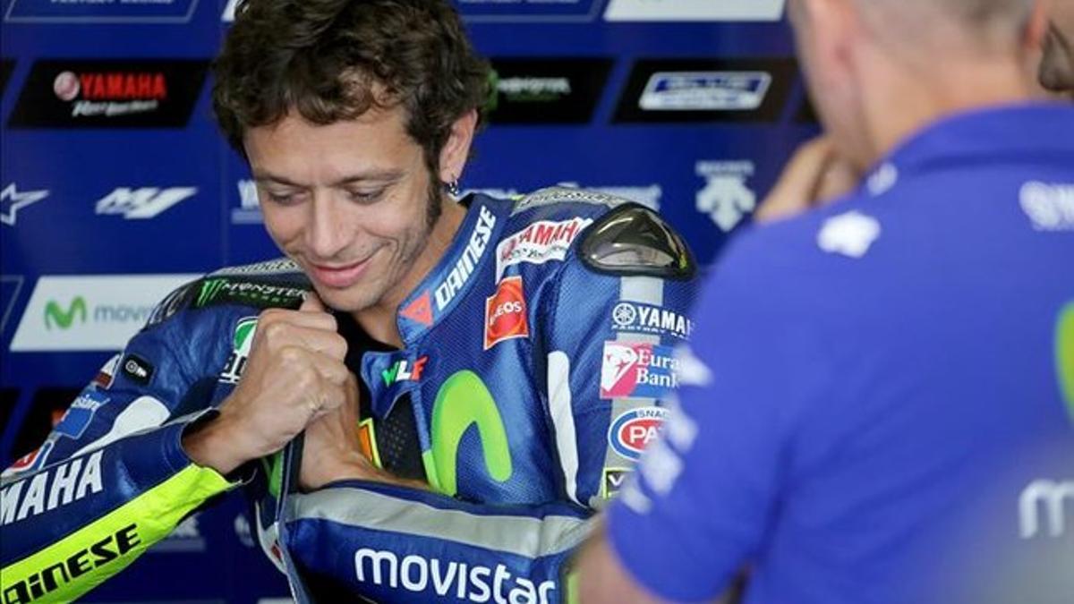 Rossi, en Valencia