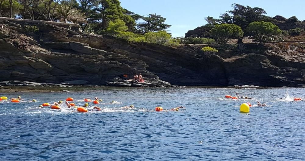 Els participants han recorregut nedant prop de 8 Km de 5 itineraris marins de l’Alt Empordà