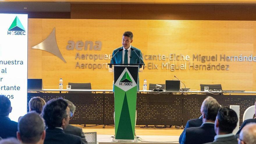 Asamblea general de Hosbec, celebrada este miércoles en el aeropuerto Alicante- Elche,