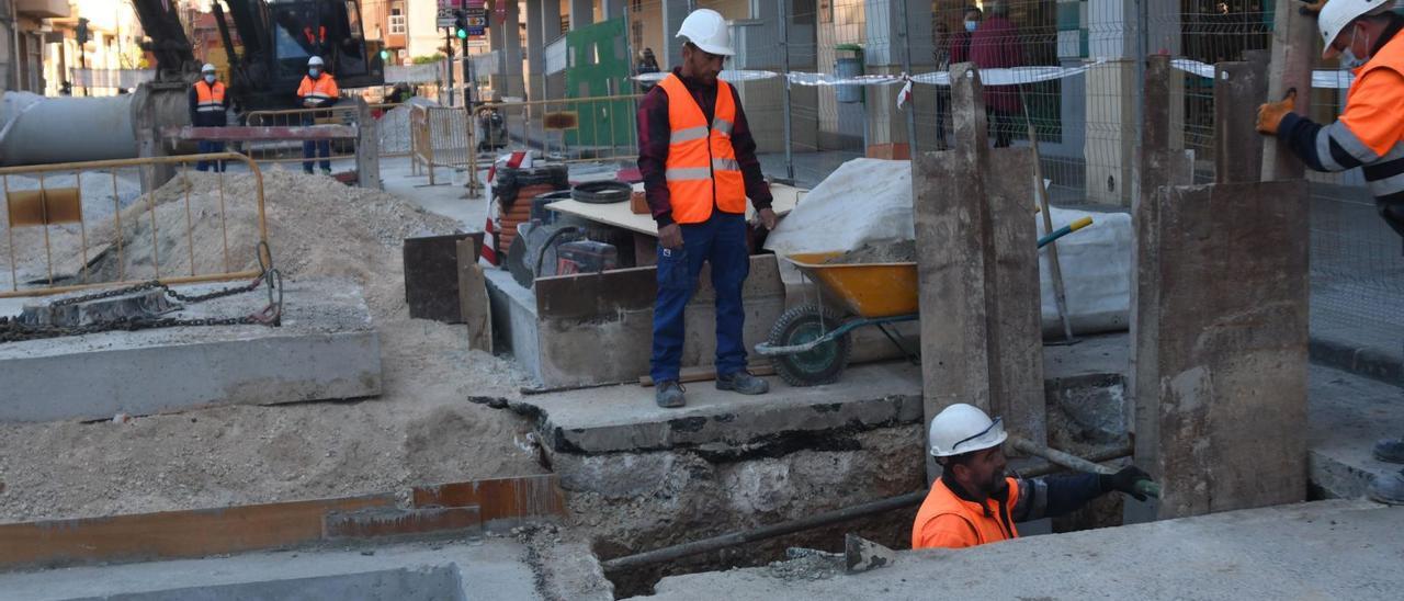 Obras del colector de Cabezo de Torres.  Israel Sánchez