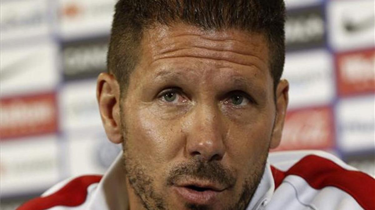 El argentino Diego Simeone, entrenador del Atlético de Madrid