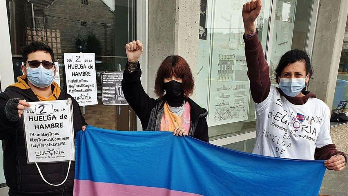 Una huelga de hambre para reclamar la ley trans: &quot;Hasta que el cuerpo aguante&quot;