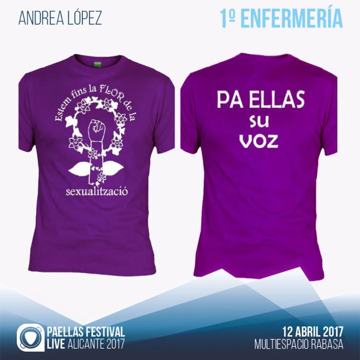Los universitarios organizan un concurso de camisetas para las Paellas 2017  - Información