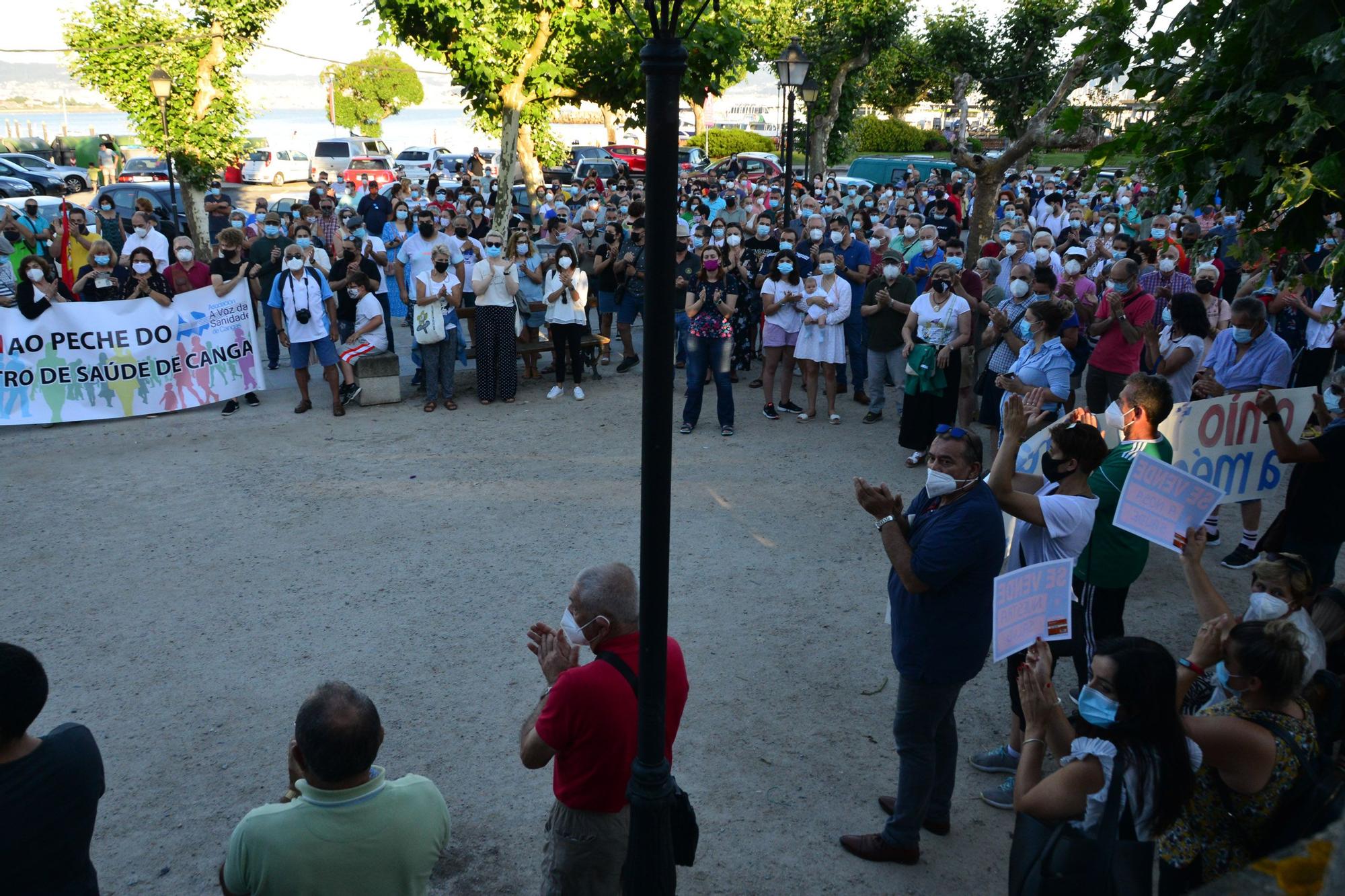 Marcha por la sanidad pública en Cangas