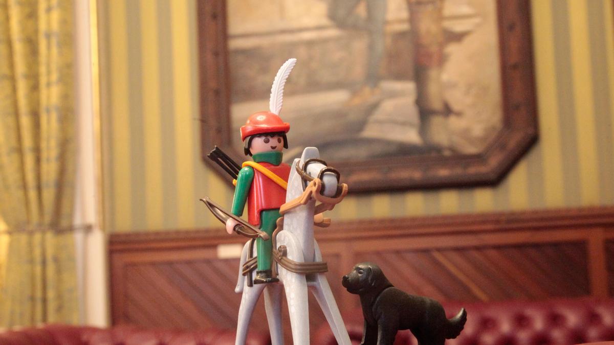 Muestras de lo que se podrá encontrar en la exposición de Playmobil del Real Casino de Murcia.