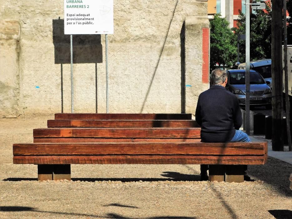 El nou espai del carrer Barreres de Manresa