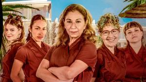 Paula Mirá, Yoshira Escárrega, Lolita Flores, María Pujalte y Paula del Río, en ’Las invisibles’