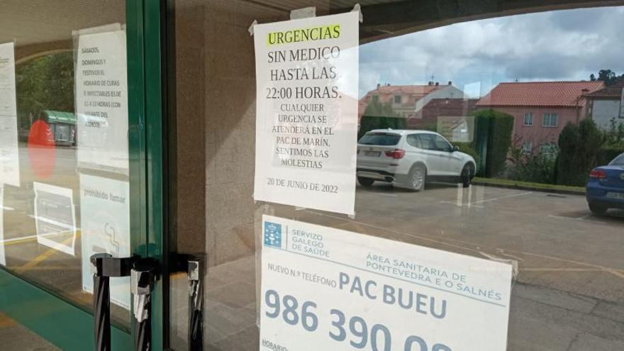 El servicio de Urgencias de Bueu se queda sin médico por segunda vez en menos de una semana