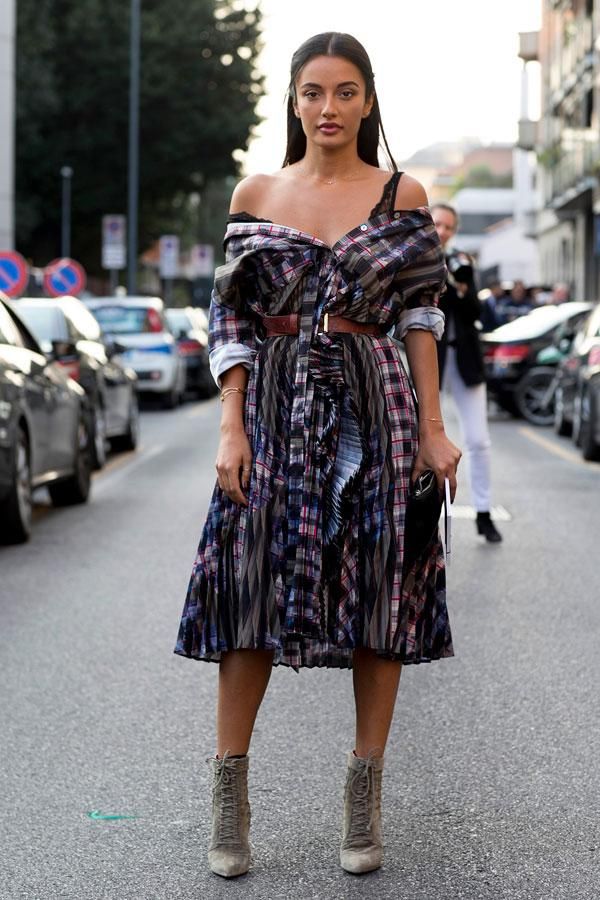 Escote 'off the shoulders' más tirante lencero