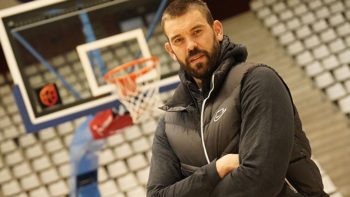 Marc Gasol, al pavelló de Fontajau