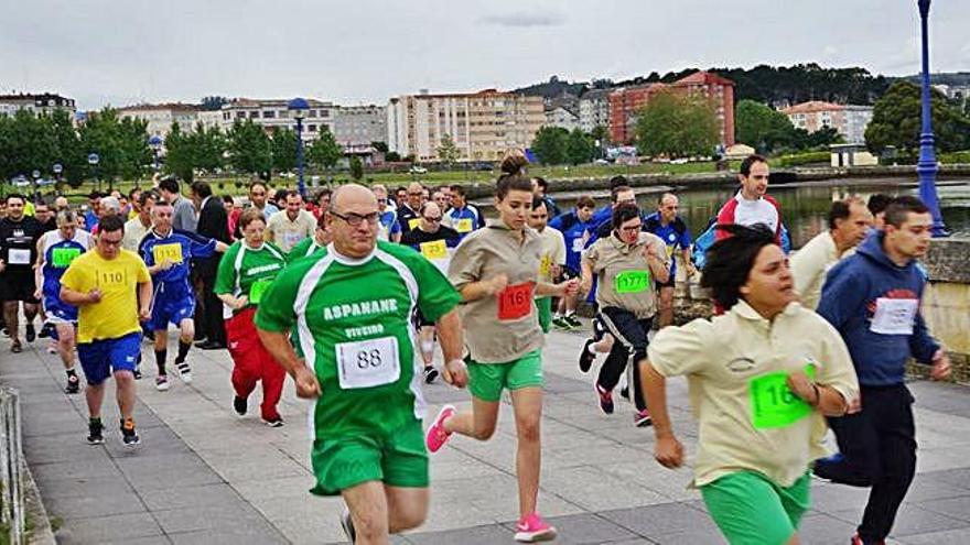 Maratón por la inclusión en el paseo de O Burgo